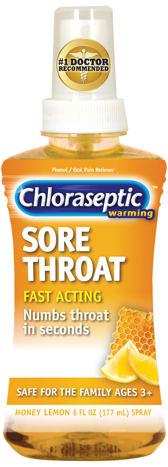 Chloraseptic® Warming Sore Throat Spray - Honey Lemon