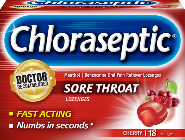 Chloraseptic® Total Wild Cherry Sore Throat Lozenges