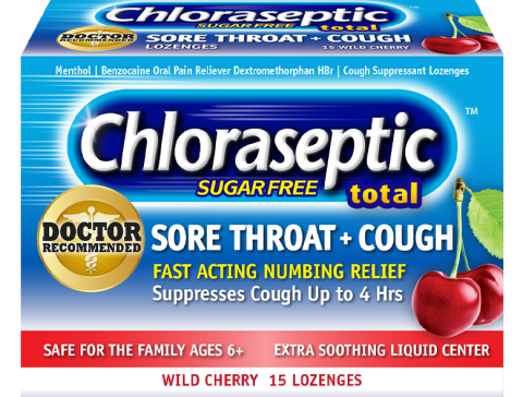 Chloraseptic Total Sugar Free Lozenge