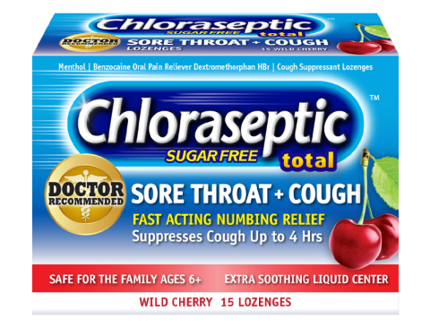 Total Sugar Free Wild Cherry Lozenges